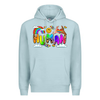 Blue Mist human pride Premium Hoodie - LillyAllenDesigns
