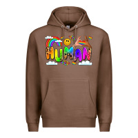 Chestnut human pride Premium Hoodie - LillyAllenDesigns