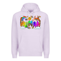 Lilac human pride Premium Hoodie - LillyAllenDesigns
