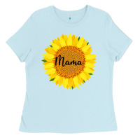 Baby Blue Sunflower Mama Ladies Tee - Bettercallsaul