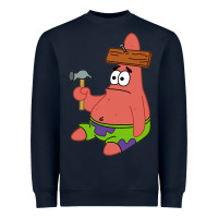 Navy patrick the star gift Heavyweight Sweatshirt - trangStudio