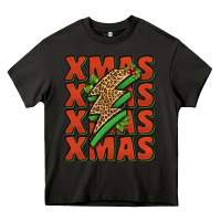 Asphalt xmas lightning bolt Heavy Core Tee - Jasminsmagicworld
