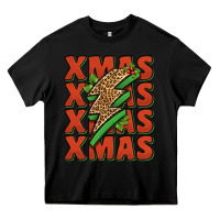 Black xmas lightning bolt Heavy Core Tee - Jasminsmagicworld