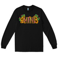 Black Cactus Leopard Sunflower Mama and Mini Set Long Sleeve Tee - Jasminsmagicworld