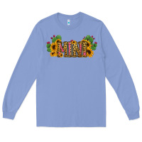 Colony Blue Cactus Leopard Sunflower Mama and Mini Set Long Sleeve Tee - Jasminsmagicworld