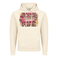 Vintage Artic faith over fear breast cancer 12 inches 300 dpi Vintage Hoodie - CowGirlArtShop