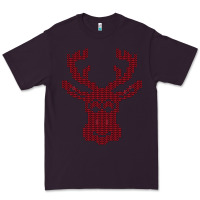 Plum Christmas Deer Ugly Premium Tee - Bettercallsaul