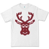 White Christmas Deer Ugly Premium Tee - Bettercallsaul