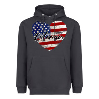 Smoke veteran heart american flag Heavyweight Hoodie - BarkalooDesign