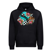 Black race sunflower patches Urban Hoodie - AdoDesignShop
