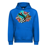 Cobalt race sunflower patches Urban Hoodie - AdoDesignShop