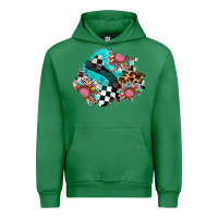 Emerald race sunflower patches Urban Hoodie - AdoDesignShop