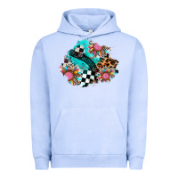 Pigment Grape Ice race sunflower patches Urban Hoodie - AdoDesignShop