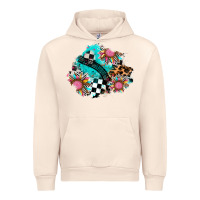 Sandshell race sunflower patches Urban Hoodie - AdoDesignShop