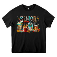 Black senior 2023 coffee cups Heavy Core Tee - Jasminsmagicworld