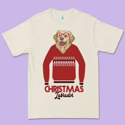 Christmas Labrador Premium Tee Designed By Bettercallsaul