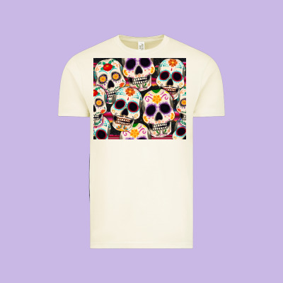 Cinco De Mayo Skull Vintage Tee Designed By Cowgirlartshop