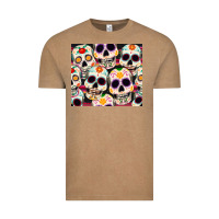 Vintage Coffee cinco de mayo skull Vintage Tee - CowGirlArtShop