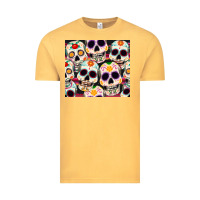 Vintage Mustard cinco de mayo skull Vintage Tee - CowGirlArtShop