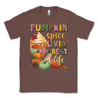 Chestnut Pumpkin spice livin' my best life Classic Tee - NancyCooperArtShop