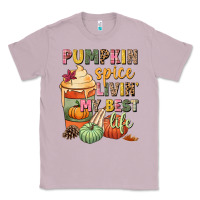 Lilac Pumpkin spice livin' my best life Classic Tee - NancyCooperArtShop