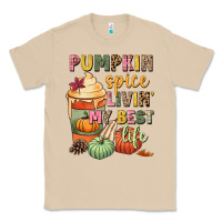 Mushroom Pumpkin spice livin' my best life Classic Tee - NancyCooperArtShop