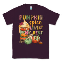 Plum Pumpkin spice livin' my best life Classic Tee - NancyCooperArtShop