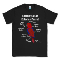 Black Anatomy of a female Eclectus Parrot Classic Tee - trangStudio