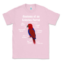 Bubblegum Pink Anatomy of a female Eclectus Parrot Classic Tee - trangStudio