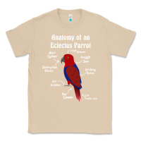 Mushroom Anatomy of a female Eclectus Parrot Classic Tee - trangStudio