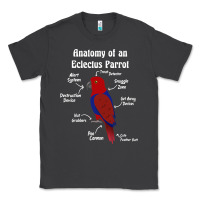 Smoke Anatomy of a female Eclectus Parrot Classic Tee - trangStudio