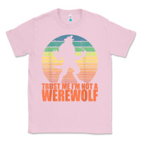 Bubblegum Pink trust me i'm not a werewolf men boys halloween costume Classic Tee - trangStudio