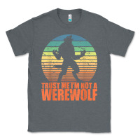 Charcoal Heather trust me i'm not a werewolf men boys halloween costume Classic Tee - trangStudio