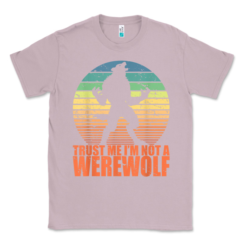 Trust Me I'm Not A Werewolf Men Boys Halloween Costume Classic Tee by trangStudio | Teevron