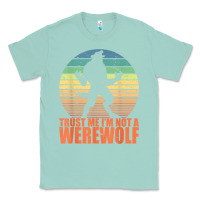 Seafoam trust me i'm not a werewolf men boys halloween costume Classic Tee - trangStudio