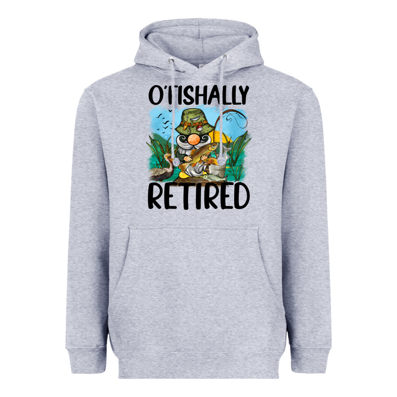 O' Fishally Retired Heavyweight Hoodie by BarkalooDesign | Teevron