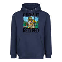 Navy o' fishally retired Heavyweight Hoodie - BarkalooDesign