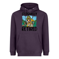 Plum o' fishally retired Heavyweight Hoodie - BarkalooDesign