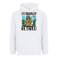 White o' fishally retired Heavyweight Hoodie - BarkalooDesign