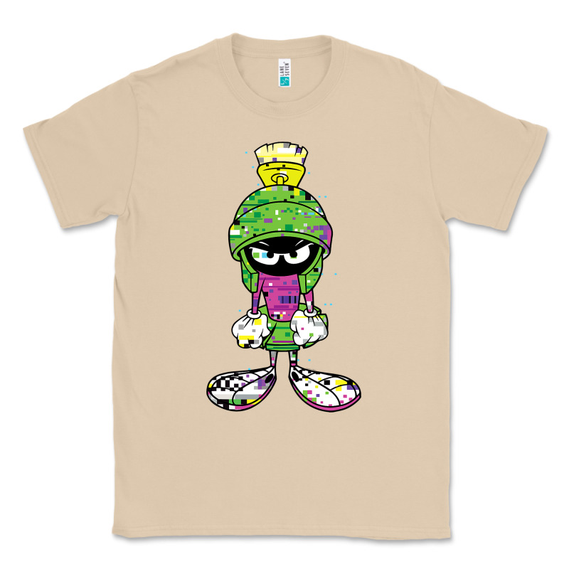 Marvin The Martian Glitch Classic Tee by trangStudio | Teevron