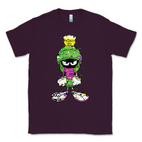 Plum Marvin The Martian Glitch Classic Tee - trangStudio