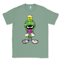 Sage Marvin The Martian Glitch Classic Tee - trangStudio
