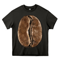 Asphalt coffee bean Heavy Core Tee - BarkalooDesign