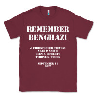 Burgundy Remember Benghazi Patriotic For US Veteran Gift Classic Tee - trangStudio
