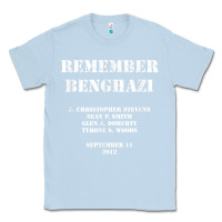 Dusty Blue Remember Benghazi Patriotic For US Veteran Gift Classic Tee - trangStudio