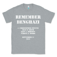 Heather Grey Remember Benghazi Patriotic For US Veteran Gift Classic Tee - trangStudio