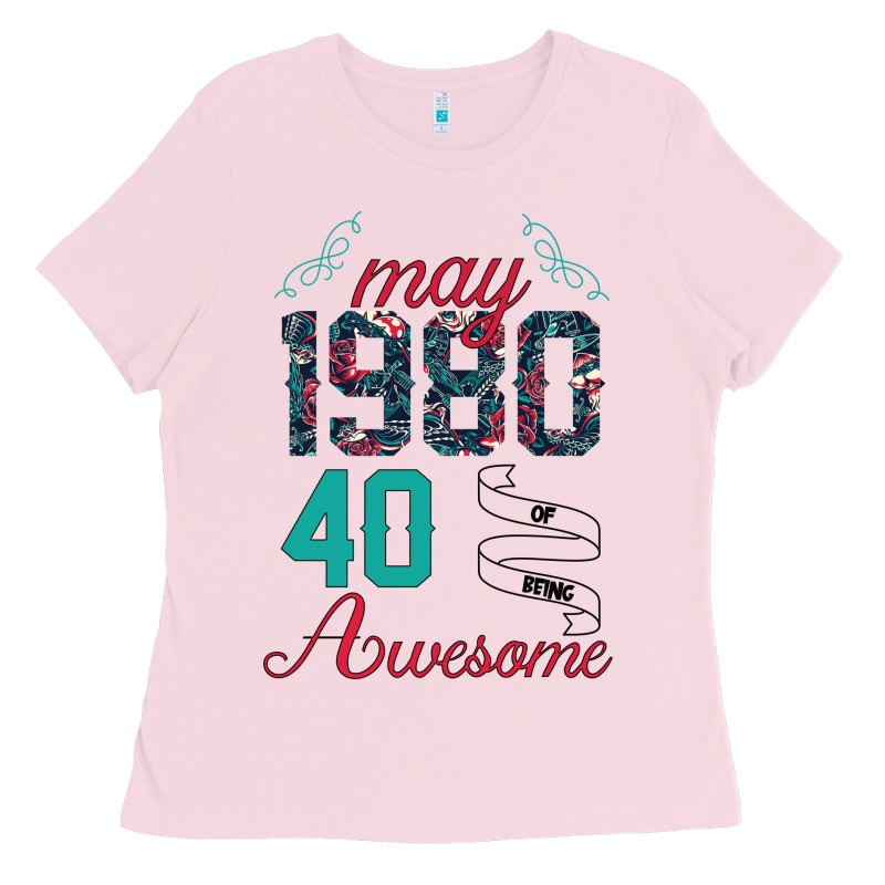 Made In May 1980 40 Years Of Being Awesome Ladies Tee by Bettercallsaul | Teevron