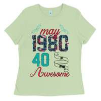 Matcha Made In May 1980 40 Years Of Being Awesome Ladies Tee - Bettercallsaul