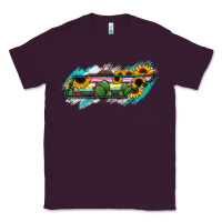 Plum Tennessee Map Sunflower Cactus Serape Classic Tee - RanaPortraitStore