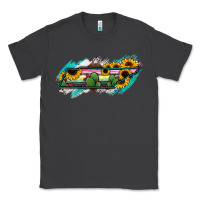 Smoke Tennessee Map Sunflower Cactus Serape Classic Tee - RanaPortraitStore